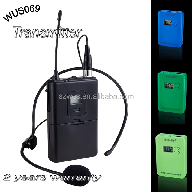 2 years warranty extremely noise-eliminating microphone wireless translation system/wireless listening devices