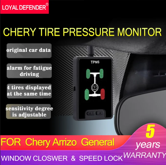 Система мониторинга давления в шинах Chery Arrizo 5 Arrizo 7 Tiggo 3X OBD TPMS, интеллектуальный мониторинг в режиме реального времени с бесплатным датчиком OBD