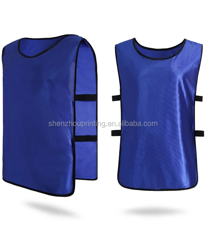 Wholesale best price custom size logo sports mesh pennies football scrimmage training vests blank soccer bibs