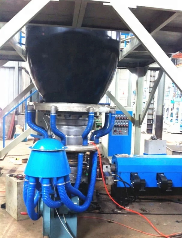 ABA ABC 3m 4m 6m 8m 10m 12m 3/5/7 Layers Agricultural greenhouse cover Co-extruder HDPE LDPE LLDPE Plastic Film Blowing Machine