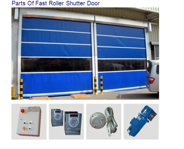 Factory Fast Roller Shutter Automatic PVC High Speed Doors