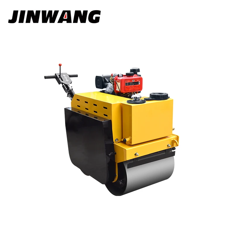 High quality 450mm double drum walk behind vibratory road roller for sale