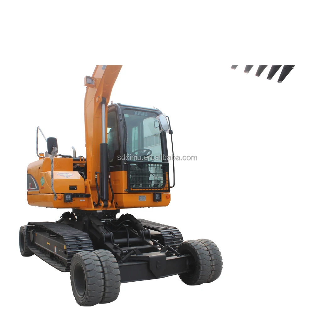 wheel-crawler excavator X8 X9 amphibious excavator patent digger