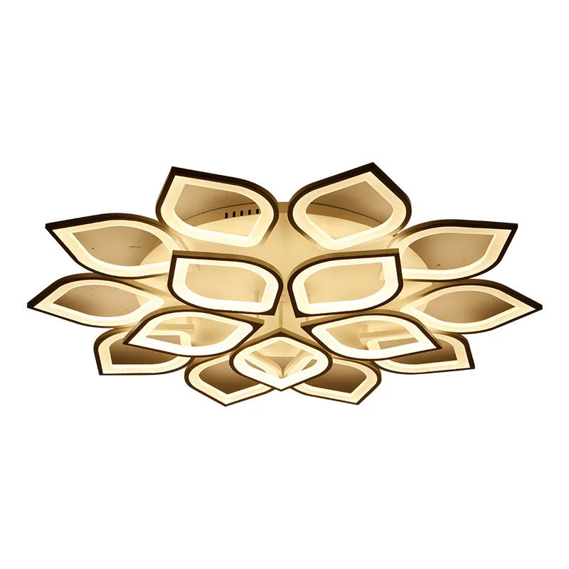 2018 New Products Creative Living Room Lamp 6/8/12 Head Warm Modern Flush Mount LED Ceiling Lamp with remote control