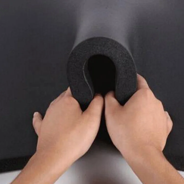 Rubber Foam Insulation 45-65Kg/m3 Black Nitrile Rubber Foam Insulation Sheet
