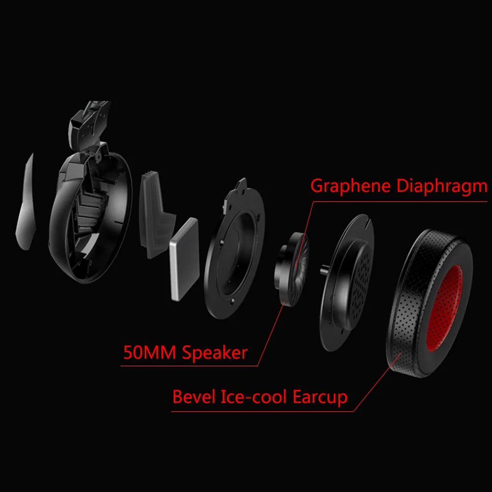 High-tech Wireless 7.1 Surround Sound USB Stereo Gaming Headset Headphones for Computer PC Gamer