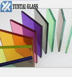 6mm 8mm 10mm 12mm 15mm 19mm thick round building toughened tempered glass raw material distributor in china