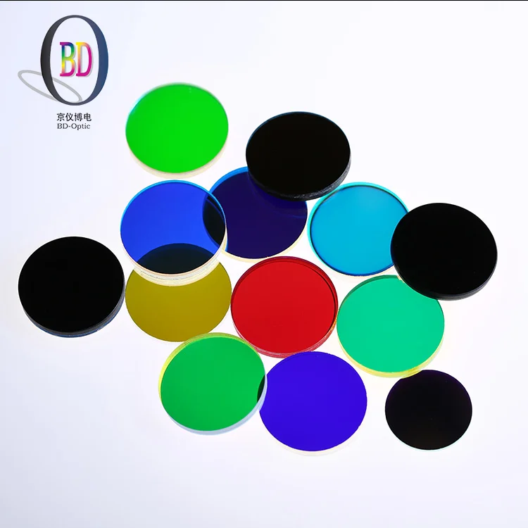 Fwhm 20 +/-2nm пропускания> 80% видимого света Оптическое стекло полосовой фильтр