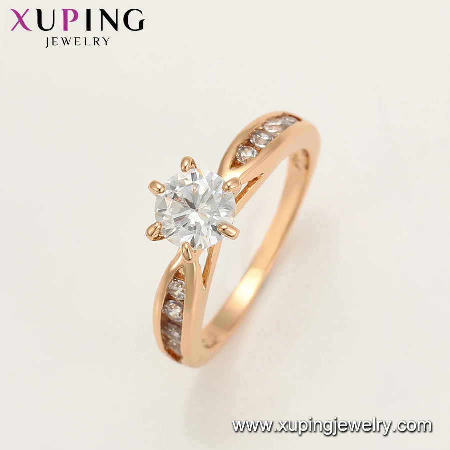 16171 Xuping new 18k gold style bijoux femme women jewelry diamond ring