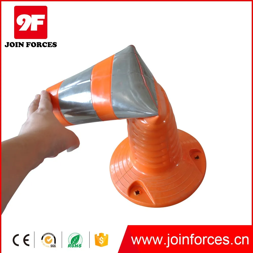 9F TPU Road Safety Spring Back Flexible Posts