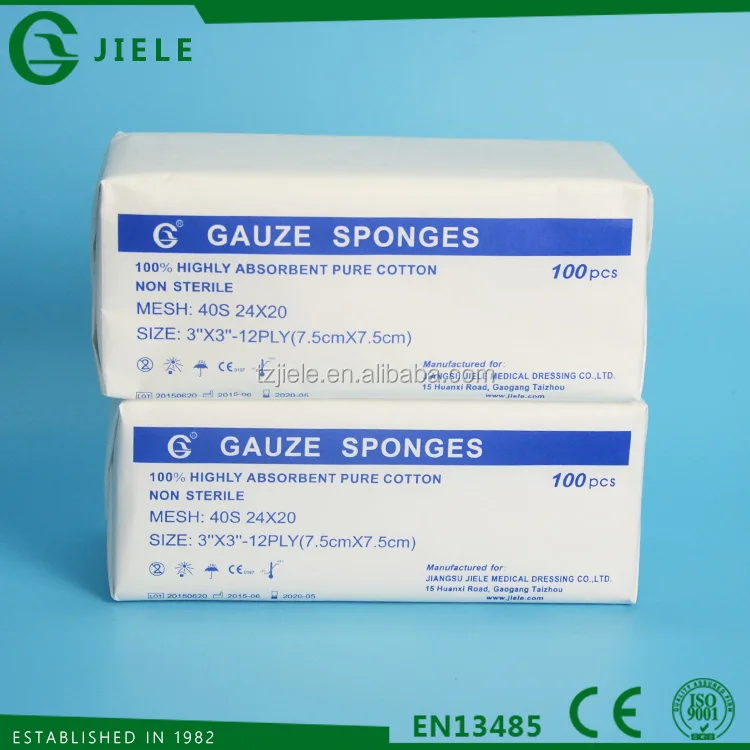 high absorbent cotton non sterile medical gauze