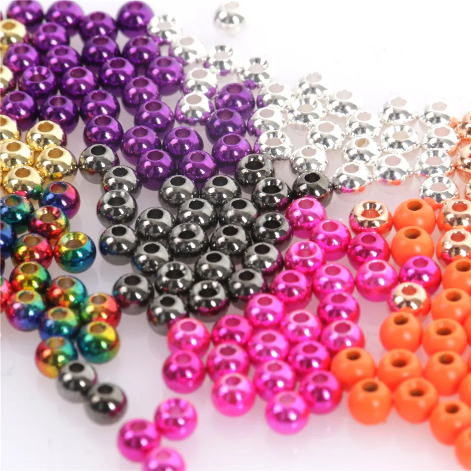Wholesale round fly fishing tungsten beads