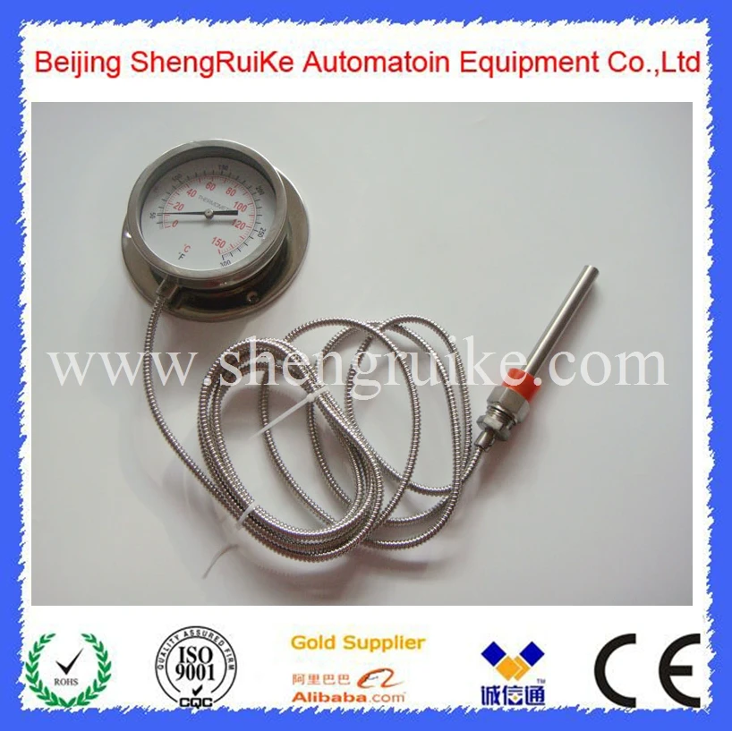0-150C Capillary Pressure Temperature Gauge