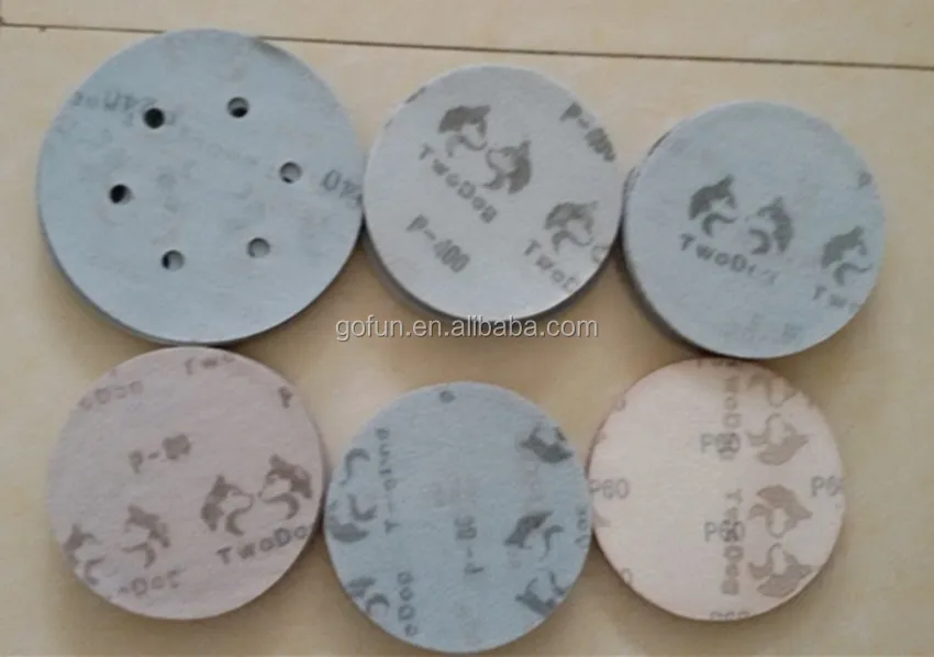 Хорошо, все виды дисков из наждачной бумаги разных размеров с круглым крючком и петлей