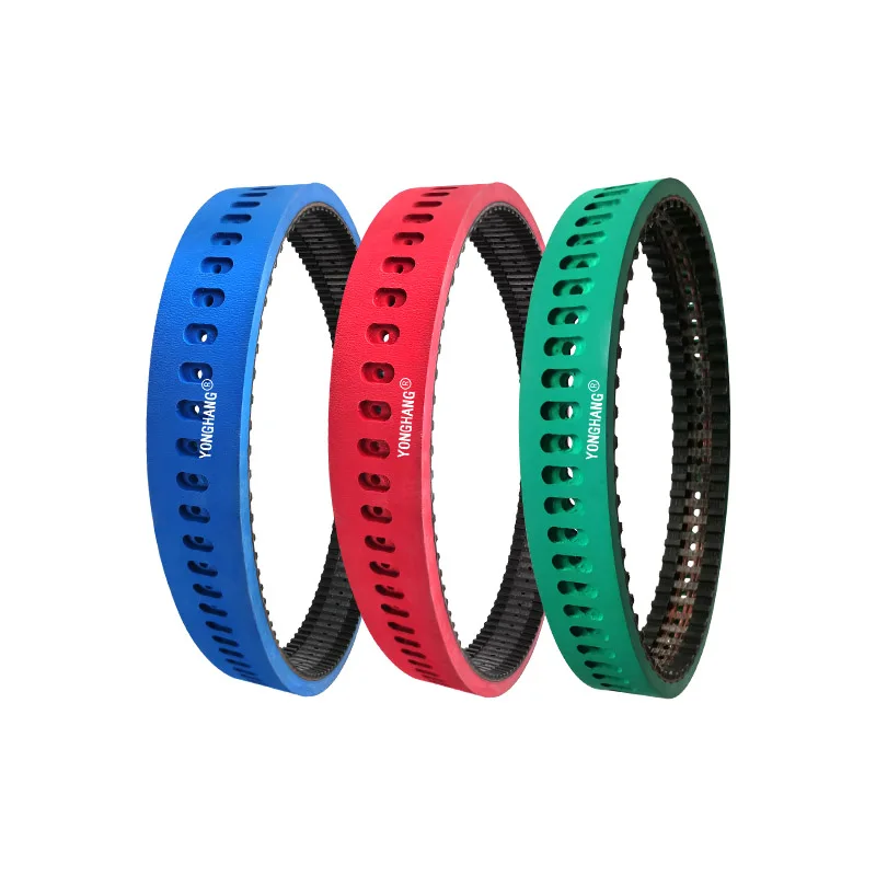 Blue glue Industrial Rubber Conveyor Belt Systems for packing Machine