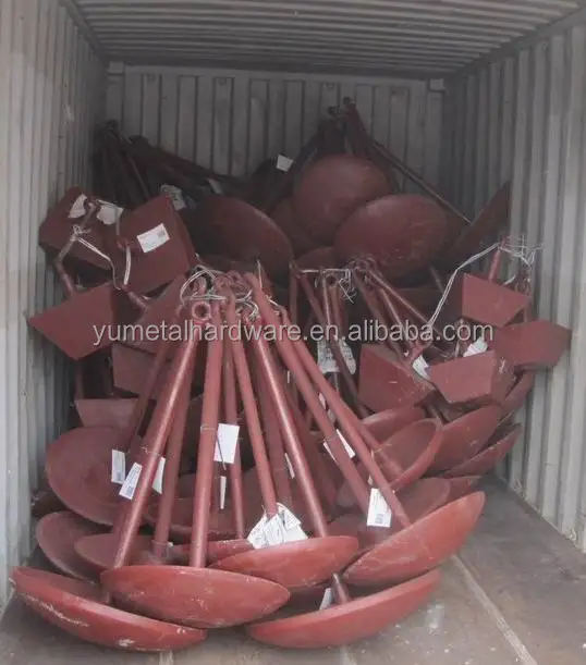 8LB to 2000LB Big Mushroom Anchor, Red Painted