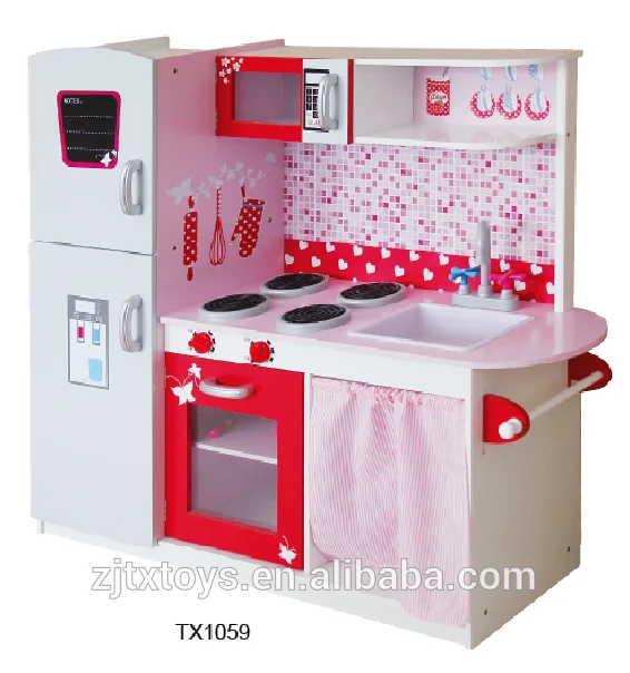 2021 Hot Sale High Quality Educational Kids Wooden Kitchen Play Toy Sets