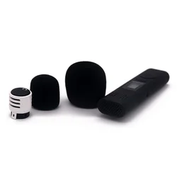 High Quality Black Customized Sponge Cover Headset Microphone Foam