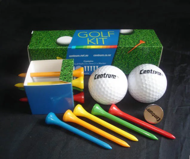 Подарочный набор мячей для гольфа с мячом и футболкой