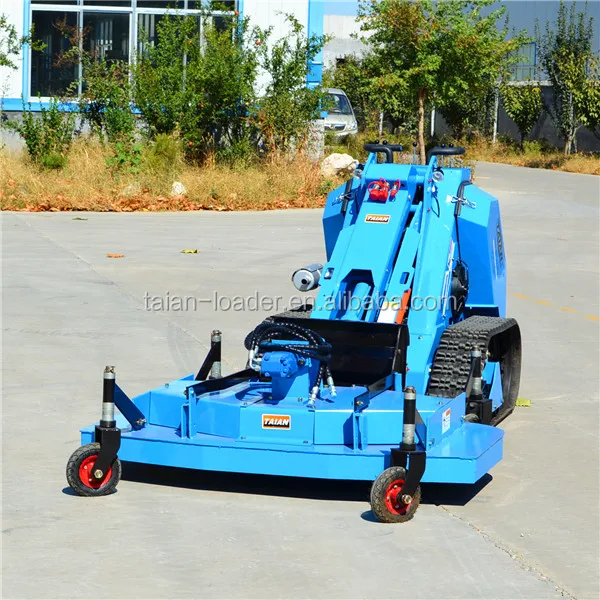 Small Garden Lawn Tractor Track Loader Moving Machine Mowers Attachments