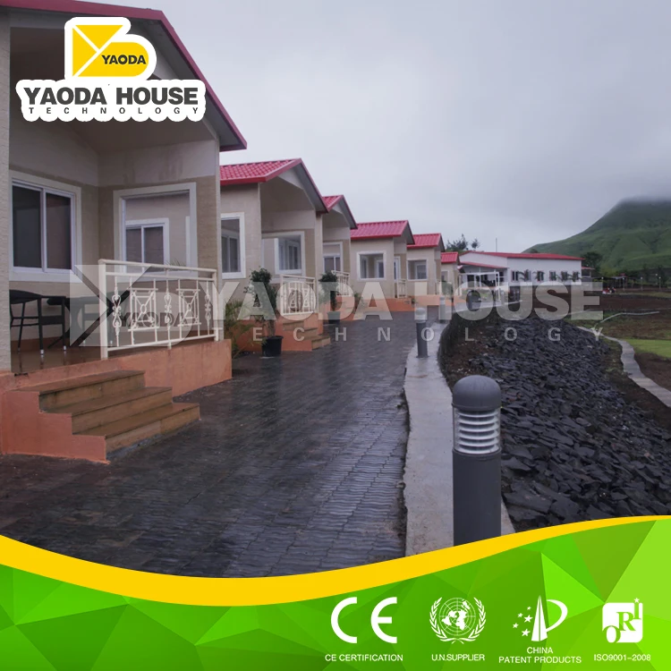 Nice-looking low cost prefab house for gambia