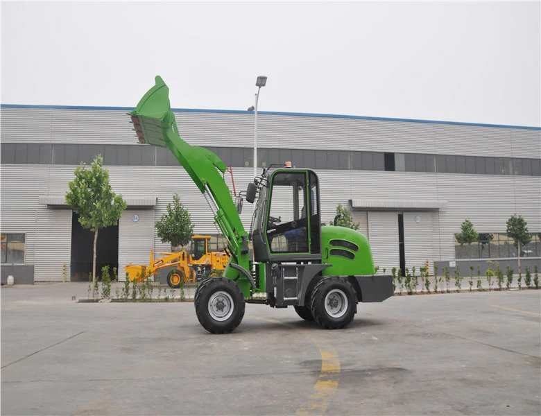ZL12 mini small wheel loader with concrete mixer