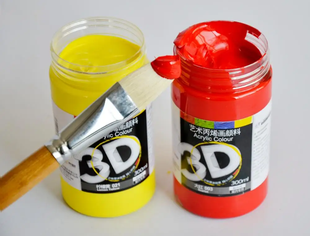 Hot Sale Customized 300ml Non-toxic Multi-color Chinjoo Acrylic Paint For Artist Beginners Drawing