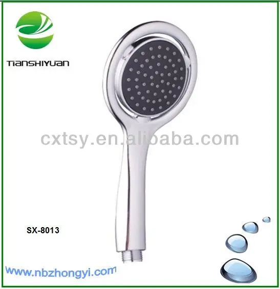 cixi supplier Hot sales high quality bathroom accessory 1 function ABS hand shower with chrome finish