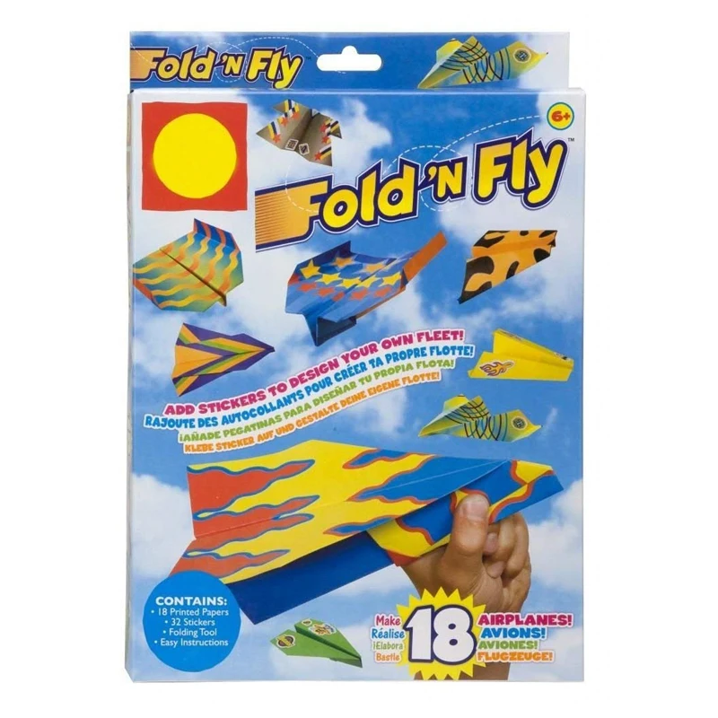 Diy Fold N Fly Origami Paper Airplanes Kit