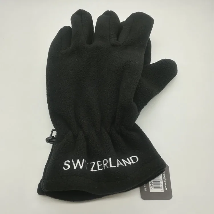 
Fashion Warm Winter Monolayer Polar Fleece Gloves for adults 