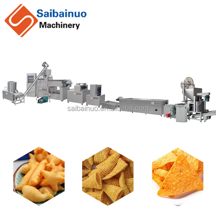 Doritos/tortilla/corn chips snack food machine/maker/production line