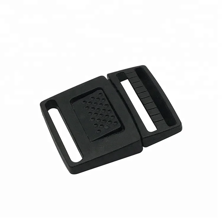 Wholesale Small Safety Bag Parts Accessories Plastic Insert Strap Customized Plastic Belt Buckle Cam Buckle