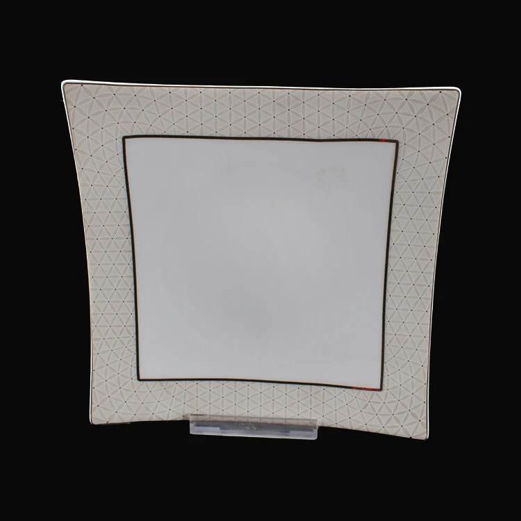 Manufacture custom custom modern tableware with flower decal fine bone china dinnerware set