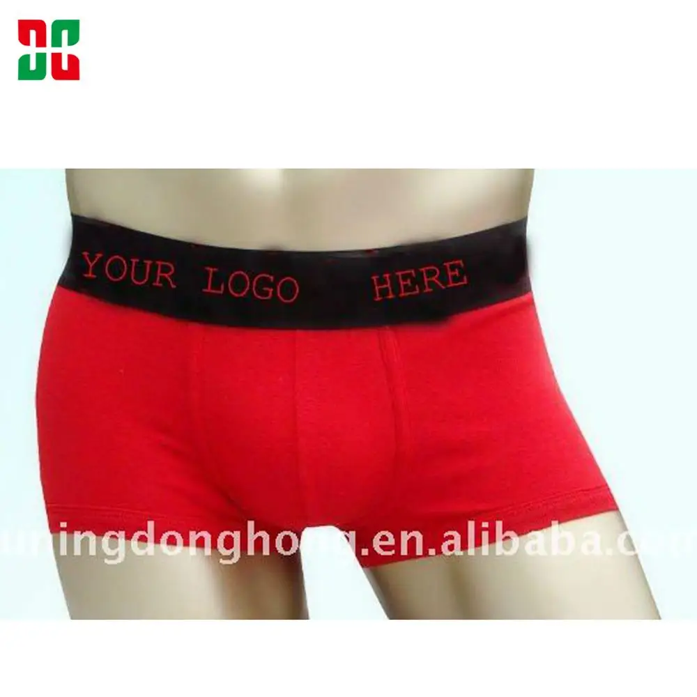 logo waist organic cotton solid boxer mans basic underwear men