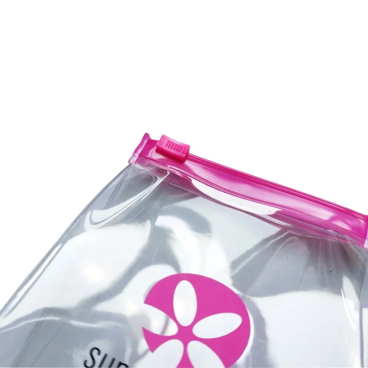 New Design Fashion Clear PVC Zipper Nail Polish Pouch Bag for Children