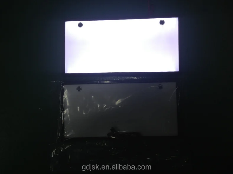 Black power coat licence plate frame for JAPAN cars and trucks