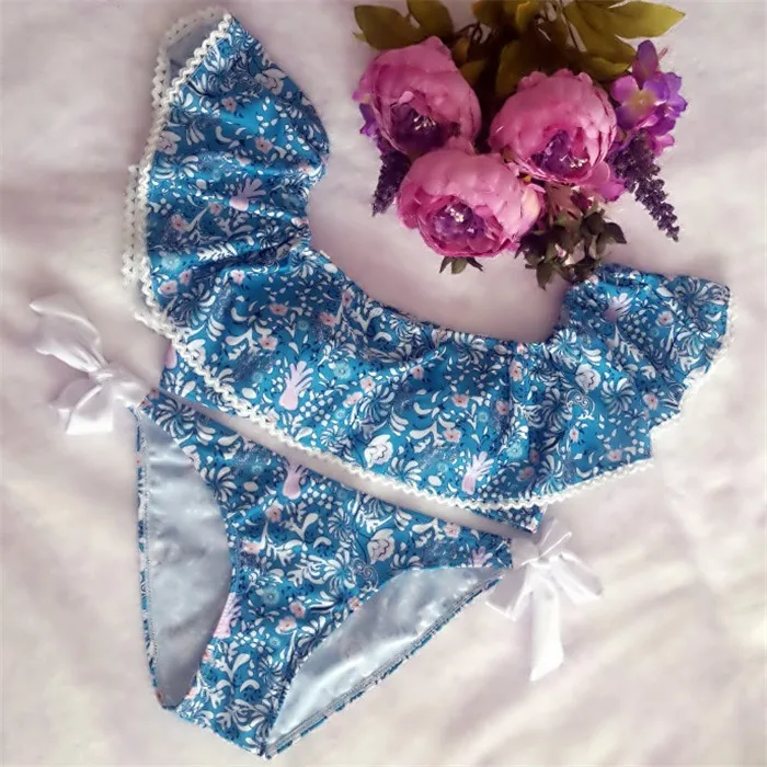 YOUME Bikinis Women Swimsuit Push Up Swimwear Women 2017 New Sexy Bandeau Print Brazilian Bikini Set Beach Wear Bathing Suits