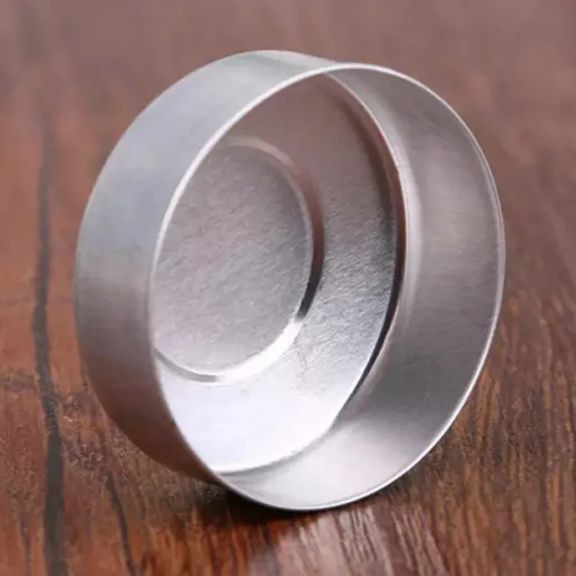 12g Foldededge Round Shape Aluminium Tealight Cup