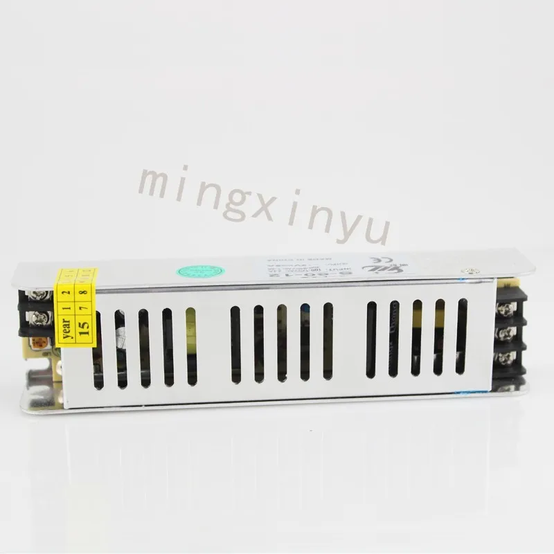 high quality dc 12v 5a led drive strip shape power supply ,12V 60W small size led power supply S-60-12