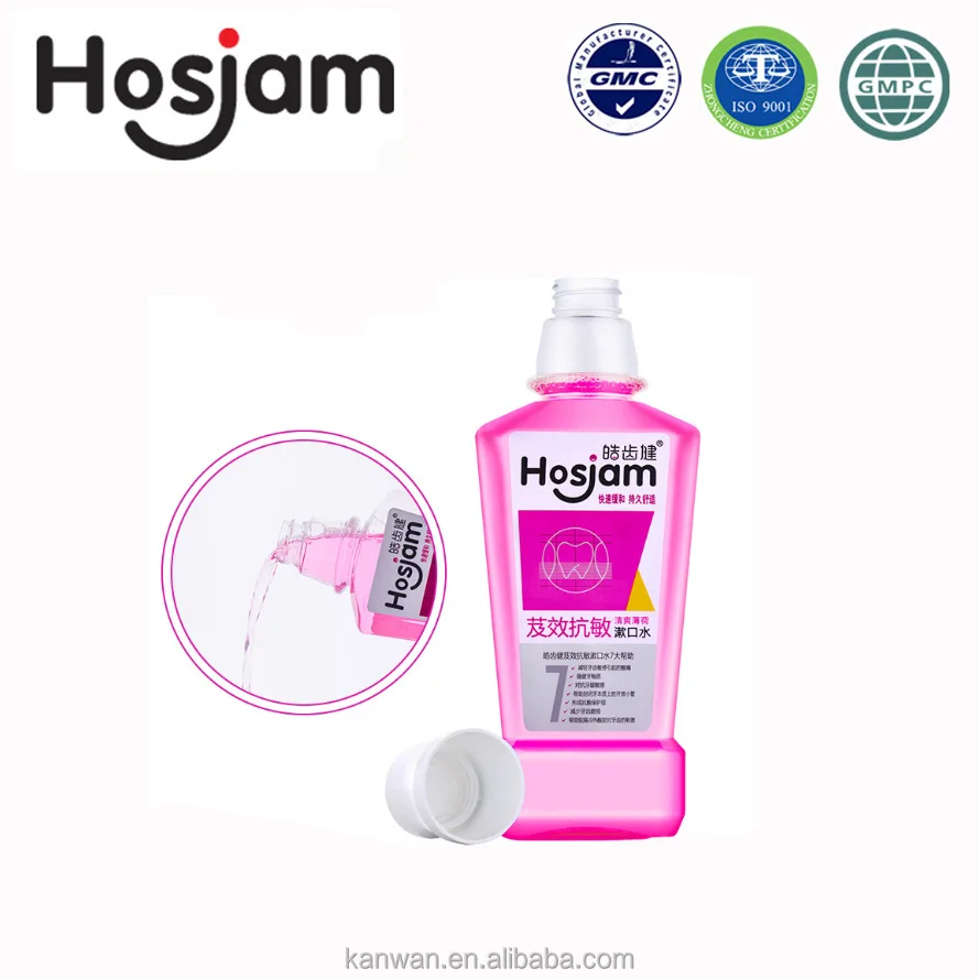 Жидкость для полоскания рта с зеленым чаем и мятой