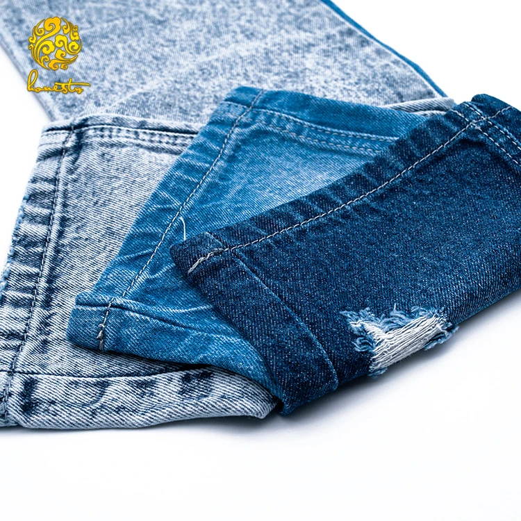 
Indigo blue colored denim fabric jeans denim fabric 