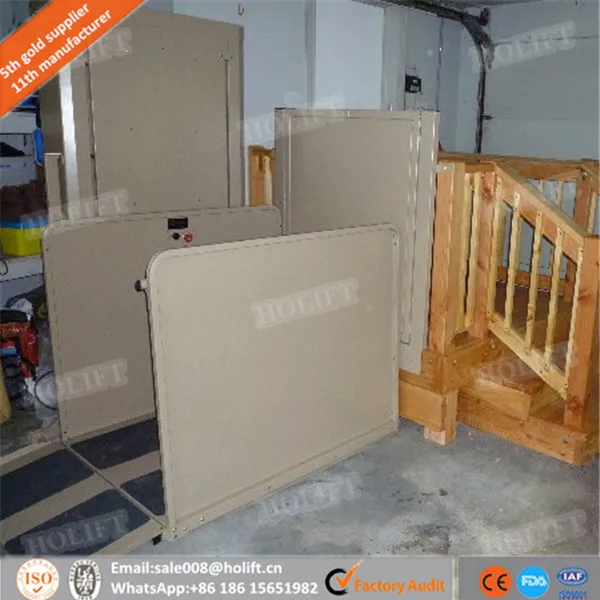 
Mini home elevator vertical wheelchair lift platform climbing lift 