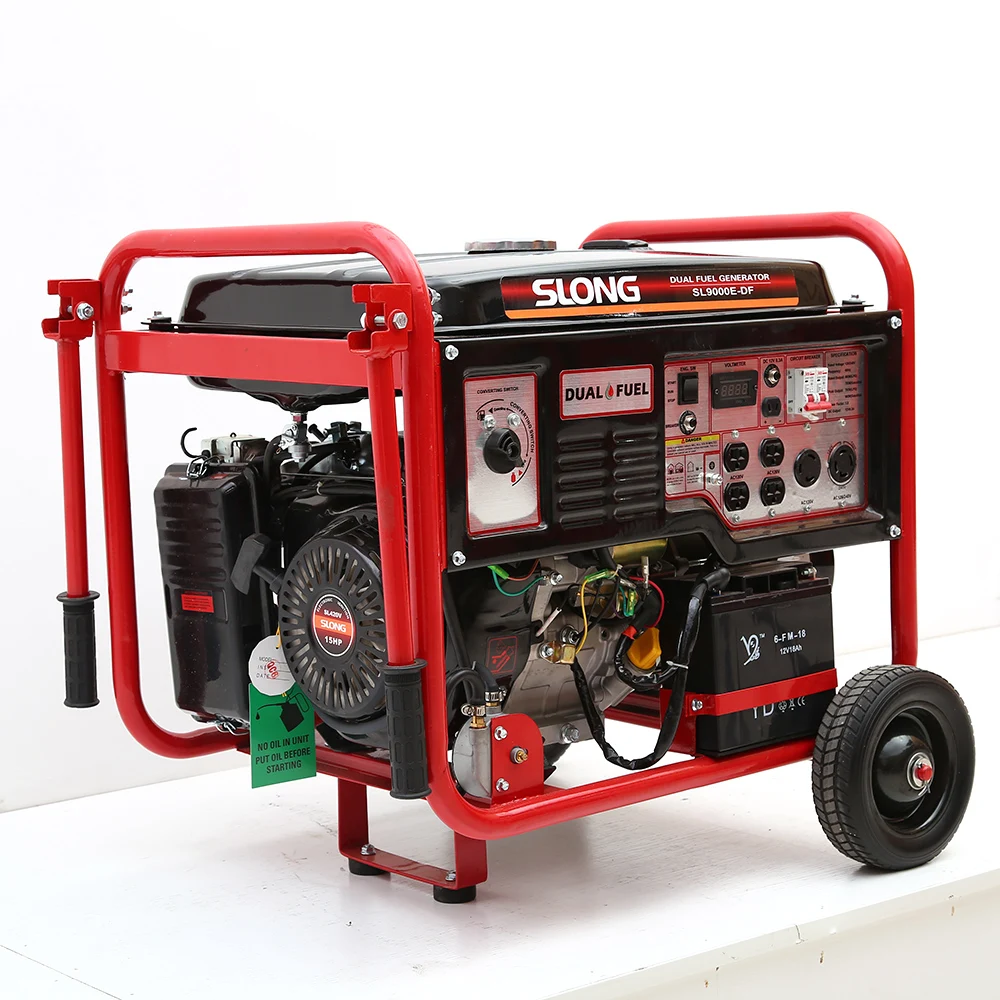 SLONG SL9000E-DF 6 kw Dual fuel generator