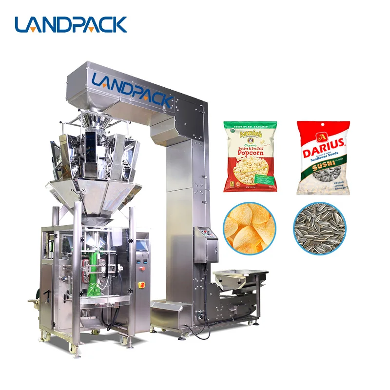 GP64 VFFS мультиголовочный банановые чипсы упаковочная машина фабрики в Китае