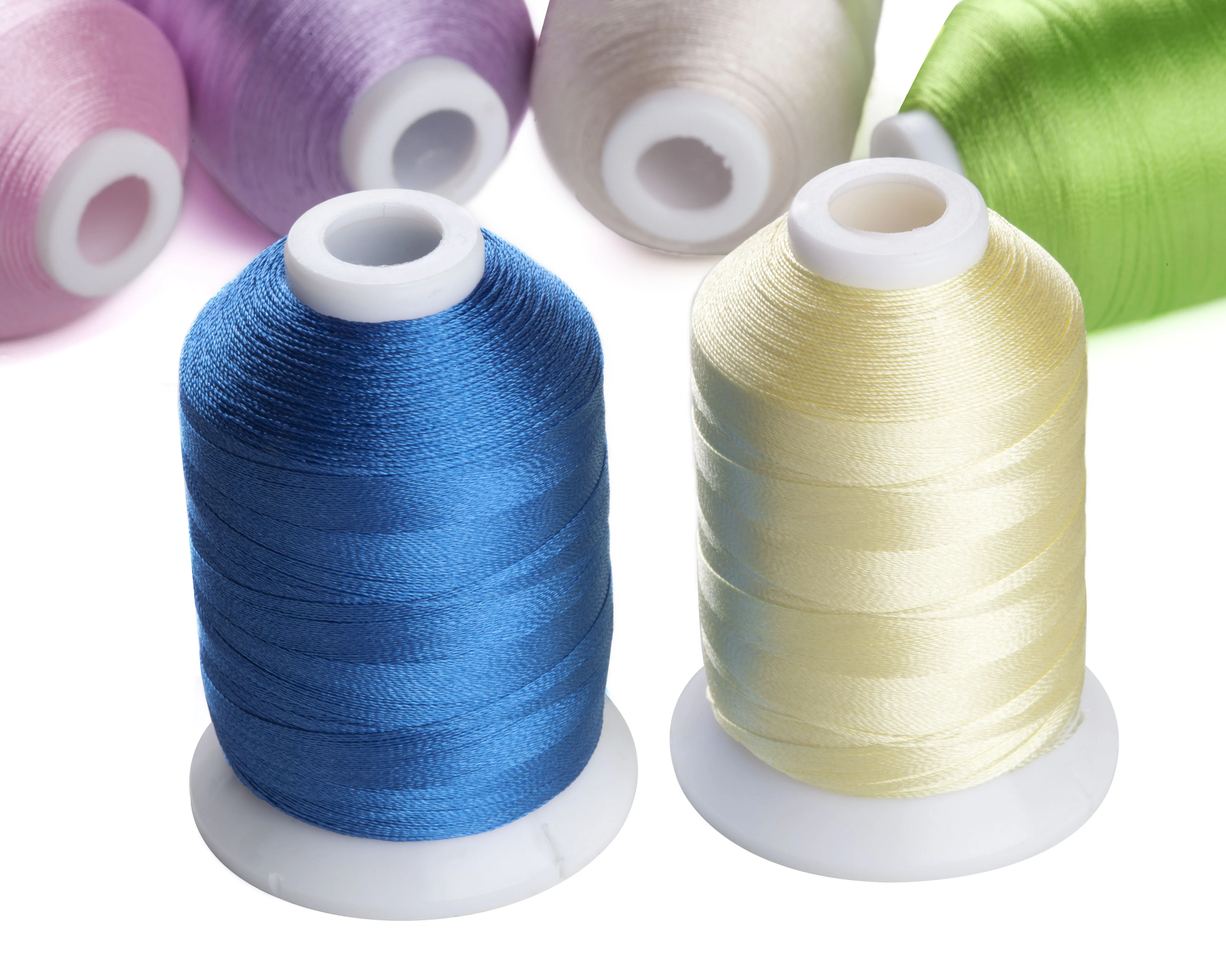 
wholesales Simthread 120 colors 100% polyester embroidery thread for most embroidery machines in 1000m/cone 
