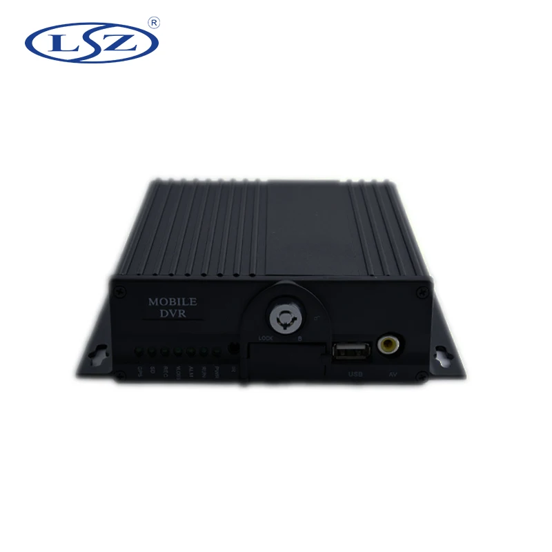 4G в реальном времени Dual SD Card Mobile DVR 4CH Мини рекордер аудио система для автомобиля грузовик
