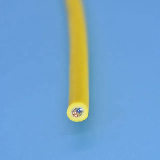 ROV cable 2x2x26AWG signal cat5 neutrally buoyant tether