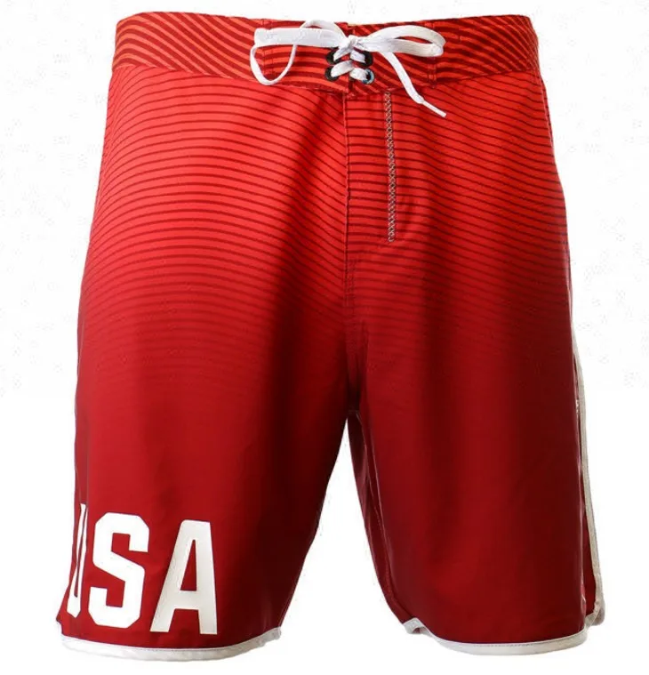 2018Customs breathable quick dry Summer Stretch Fabric Boardshort