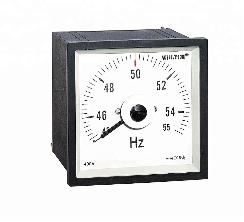 
45-55Hz Square Type 240 Degree Frequency Meter in Switchboard Application 