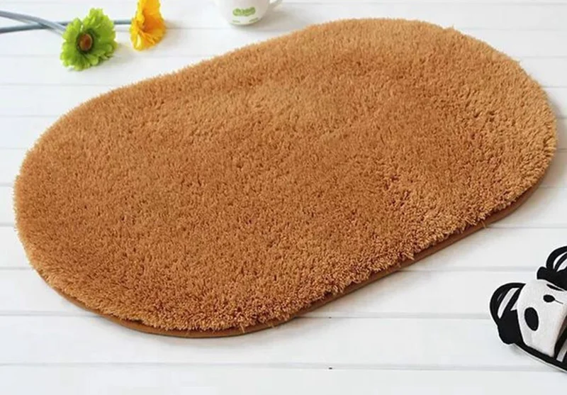 I @ home утолщенный Овальный нескользящий коврик для ванной комнаты